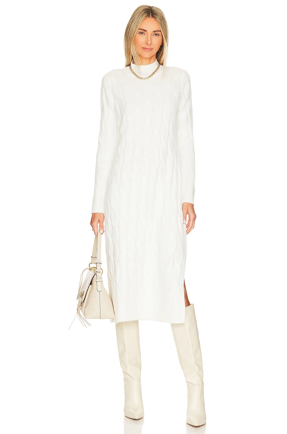 ROBE SWEAT MIDI Antique White 3 ROBE SWEAT MIDI Antique White