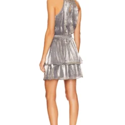 ROBE COURTE METALLIC DOT Pewter 8 ROBE COURTE METALLIC DOT Pewter -Pas Cher Tendricia Magasin 1STR WD212 V3