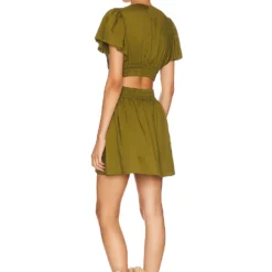 ROBE SPENCER Olive Green -Pas Cher Tendricia Magasin AATR WD47 V3