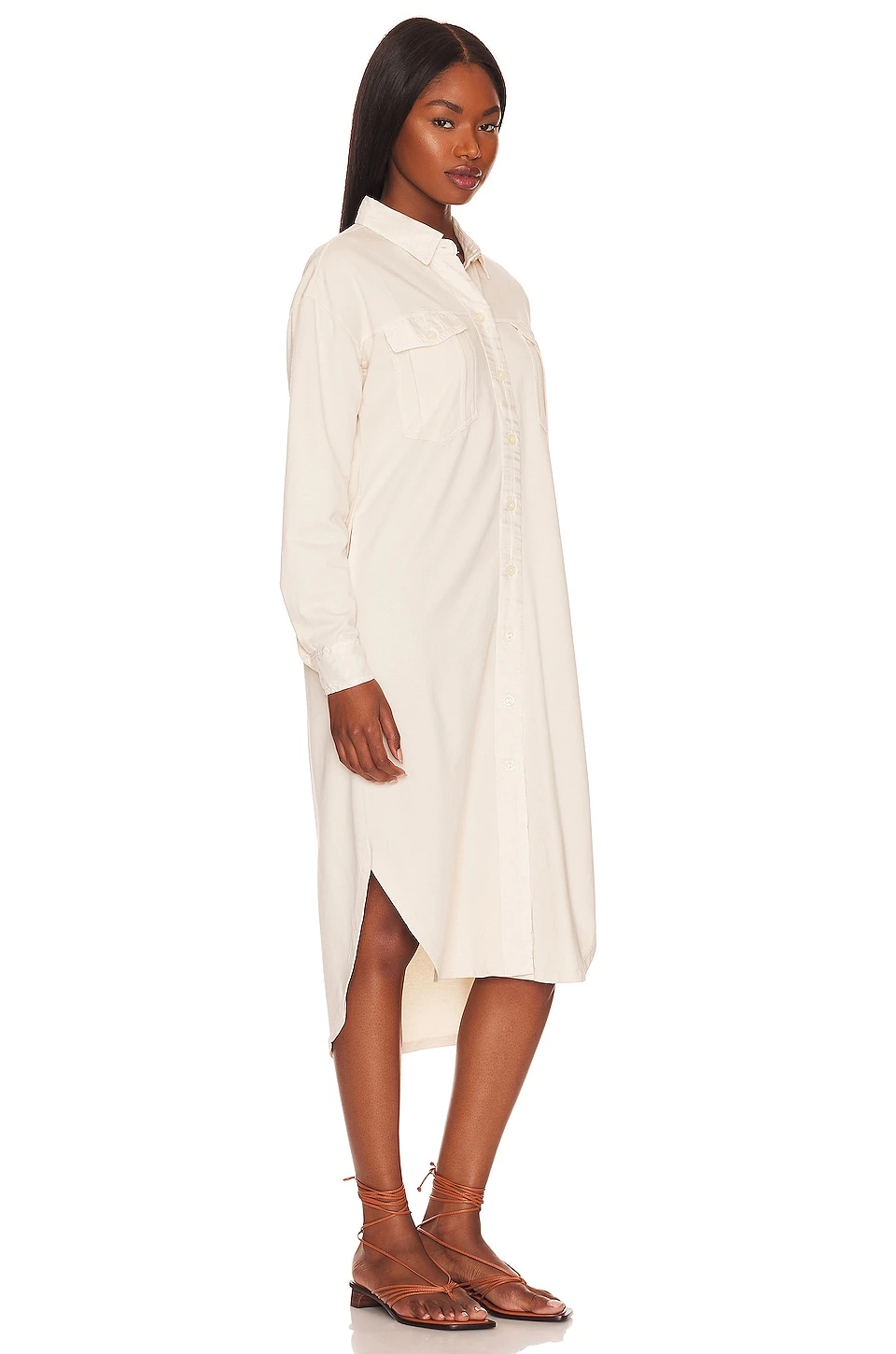 ROBE CHEMISE PORTER Sea Salt 4 ROBE CHEMISE PORTER Sea Salt – Image 2