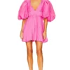 ROBE COURTE SERENDIPITY Hot Pink