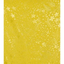 ROBE MI-LONGUE ERIK Yellow Floral Jacquard -Pas Cher Tendricia Magasin AFFM WD129 V4