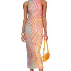 ROBE SERENITY Multi Color Zebra