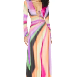 ROBE MAXI CLARIO Mod Stripe