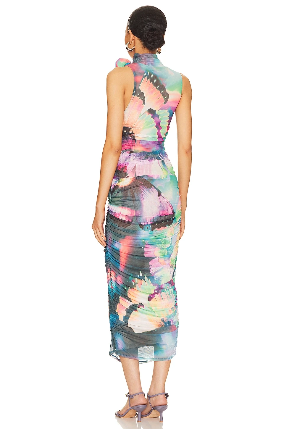 ROBE MAXI FLORELLA Abstract Butterfly 5 ROBE MAXI FLORELLA Abstract Butterfly – Image 3