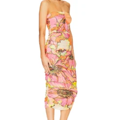 ROBE MI-LONGUE NANA Praia Multicolor -Pas Cher Tendricia Magasin AGUA WD90 V2