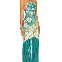 ROBE ALLIS Posy Green -Pas Cher Tendricia Magasin AGUA WD98 V2