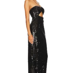 ROBE FIONA Black Sequin 7 ROBE FIONA Black Sequin -Pas Cher Tendricia Magasin AIFS WD46 V2