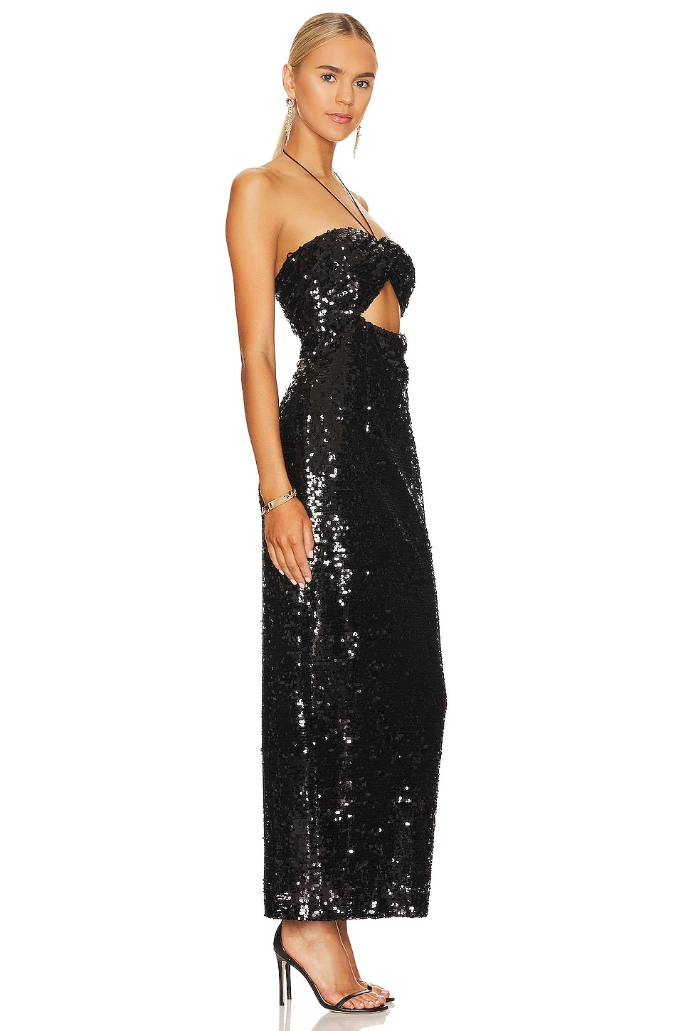 ROBE FIONA Black Sequin 4 ROBE FIONA Black Sequin – Image 2