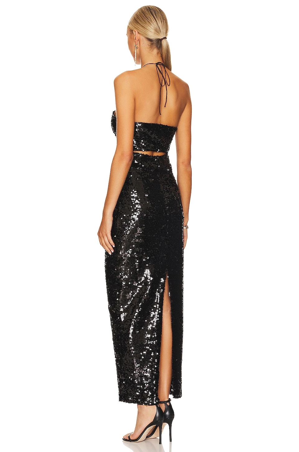ROBE FIONA Black Sequin 5 ROBE FIONA Black Sequin – Image 3