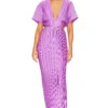 ROBE MI-LONGUE ESTHER Lilac -Pas Cher Tendricia Magasin AIFS WD54 V1