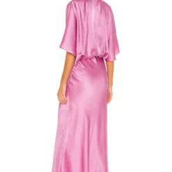 ROBE MI-LONGUE ISABELLE Pink -Pas Cher Tendricia Magasin AIFS WD8 V3
