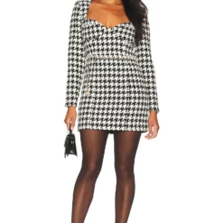 ROBE COURTE BLAIR Black & White