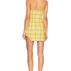 ROBE COURTE CADY Yellow -Pas Cher Tendricia Magasin AIGN WD11 V4