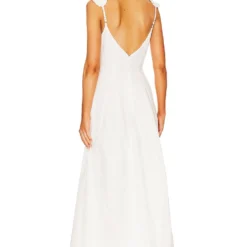 ROBE MAXI VOLA Ivory -Pas Cher Tendricia Magasin AIYA WD16 V3