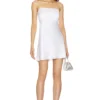 Alice + Olivia ROBE SUTTON White 2 Alice + Olivia ROBE SUTTON White -Pas Cher Tendricia Magasin ALI WD1022 V1