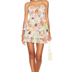 Alice + Olivia ROBE FINA Dawn Floral