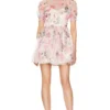 Alice + Olivia ROBE VERNITA Morningside Floral -Pas Cher Tendricia Magasin ALI WD1031 V1