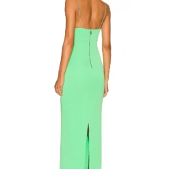 Alice + Olivia ROBE VALLI Garden Green 7 Alice + Olivia ROBE VALLI Garden Green -Pas Cher Tendricia Magasin ALI WD918 V3