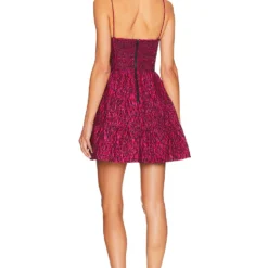 Alice + Olivia ROBE JAMILA Wild Pink & Black -Pas Cher Tendricia Magasin ALI WD973 V3