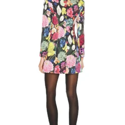 Alice + Olivia MINI ROBE BLAZER LATOYA Botanical Garden -Pas Cher Tendricia Magasin ALI WD977 V3