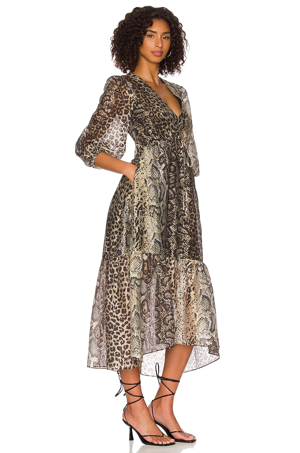 AllSaints ROBE ROSIA Yellow 4 AllSaints ROBE ROSIA Yellow – Image 2