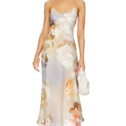 AllSaints ROBE BRYONY ROSALIA Sunrise Blue