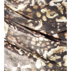 AllSaints ROBE LILLIANA Black Gold -Pas Cher Tendricia Magasin ALLR WD80 V4