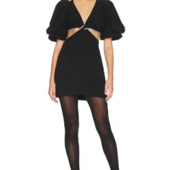 A.L.C. ROBE HAZEL Black