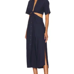 A.L.C. ROBE GEORGIA Nightshade -Pas Cher Tendricia Magasin ALX WD406 V3