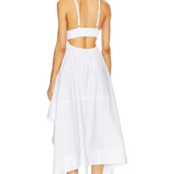 A.L.C. ROBE ROSIE White -Pas Cher Tendricia Magasin ALX WD434 V3