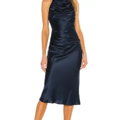 ROBE MI-LONGUE GEORGINA Ink 10 ROBE MI-LONGUE GEORGINA Ink -Pas Cher Tendricia Magasin AMAN WD1166 V1 1