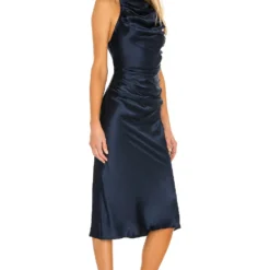 ROBE MI-LONGUE GEORGINA Ink 8 ROBE MI-LONGUE GEORGINA Ink -Pas Cher Tendricia Magasin AMAN WD1166 V2