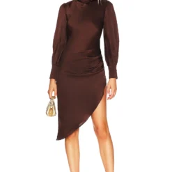 ROBE ELVIRA Tobacco 6 ROBE ELVIRA Tobacco -Pas Cher Tendricia Magasin AMAN WD1588 V2