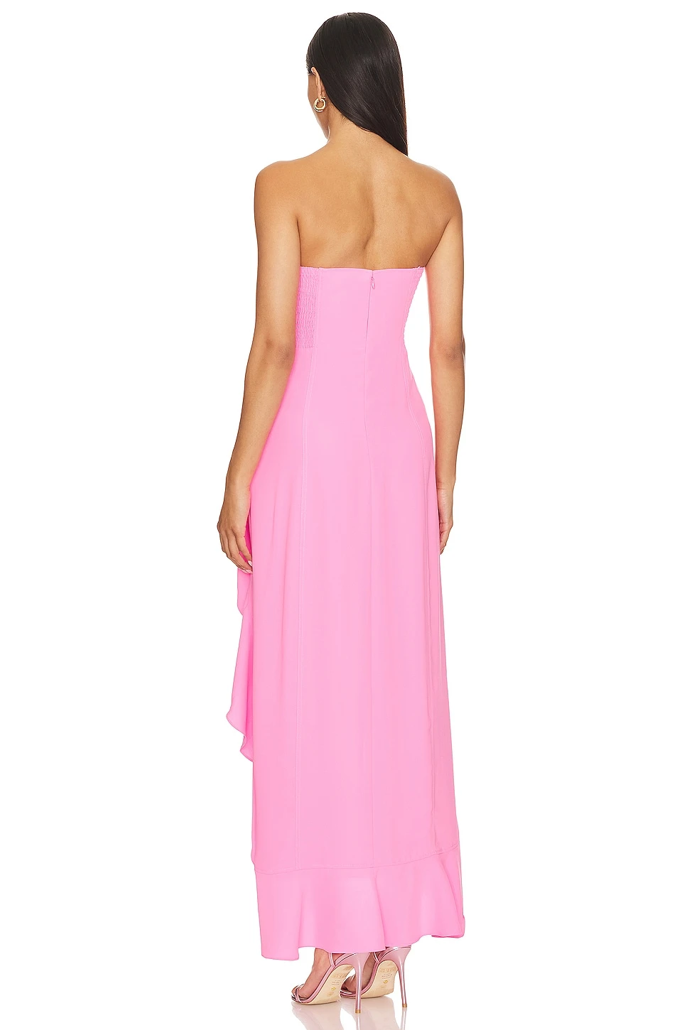 ROBE SYMONE Shocking Pink 5 ROBE SYMONE Shocking Pink – Image 3
