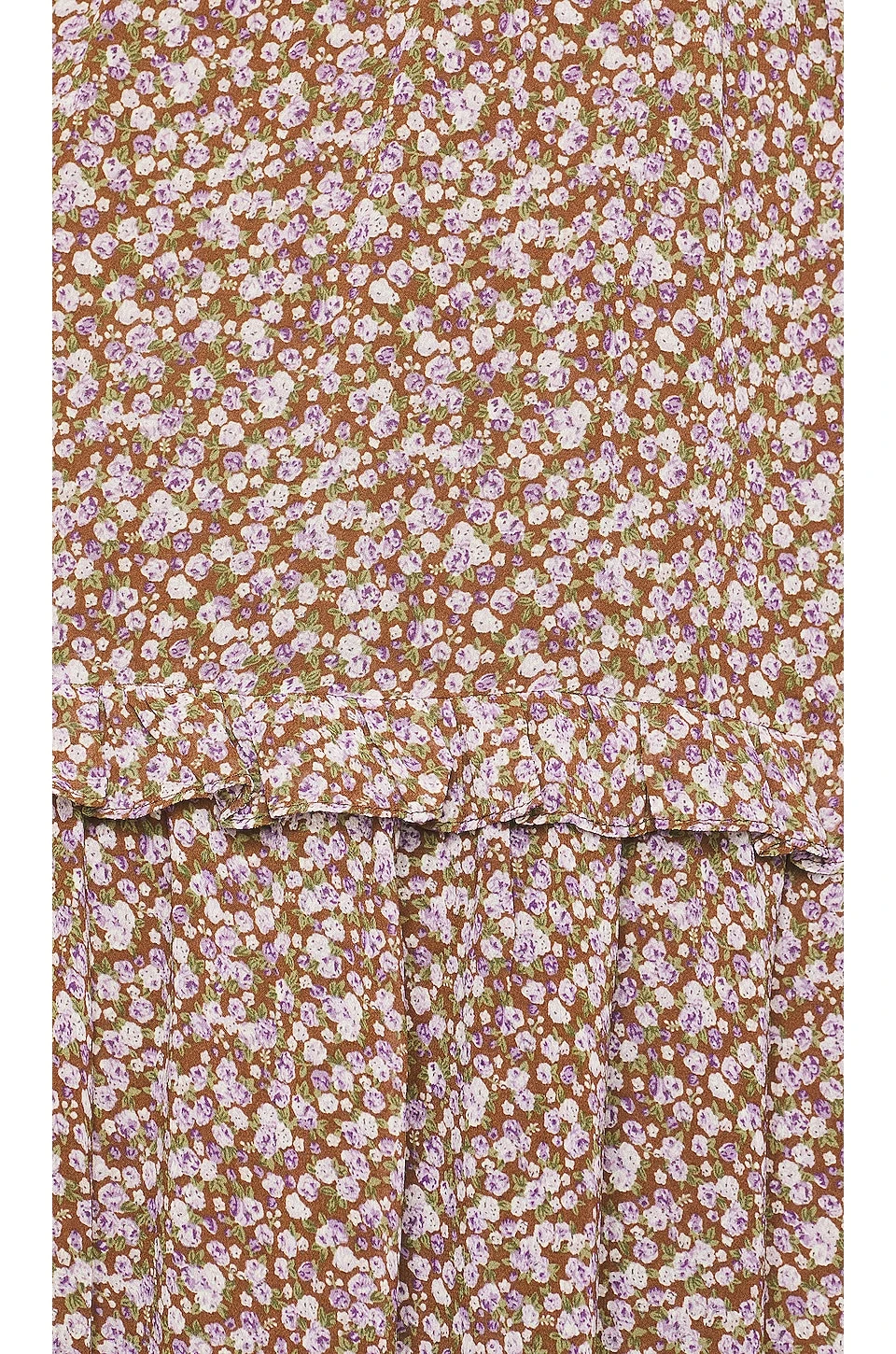 ROBE MI-LONGUE LOVESTRUCK Brown Purple Multi 6 ROBE MI-LONGUE LOVESTRUCK Brown Purple Multi – Image 4