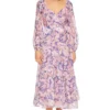 ROBE JANNIKA Purple & Pink Floral -Pas Cher Tendricia Magasin ASTR WD368 V1
