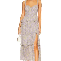 ROBE MIDSUMMER Lavender Multi Floral