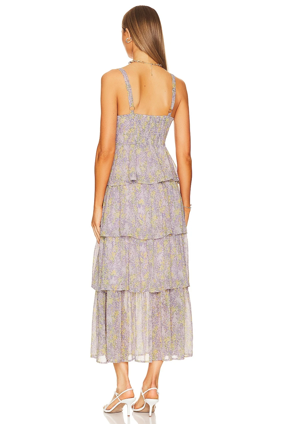 ROBE MIDSUMMER Lavender Multi Floral 5 ROBE MIDSUMMER Lavender Multi Floral – Image 3