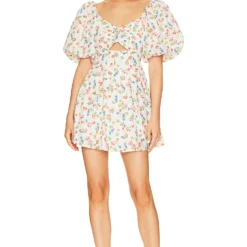 ROBE SERILDA Red Multi Floral