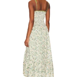 ROBE YAMILA Olive & Yellow Floral 7 ROBE YAMILA Olive & Yellow Floral -Pas Cher Tendricia Magasin ASTR WD402 V3