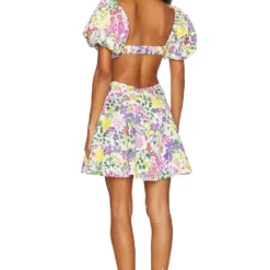 ROBE CLARITA Pink & Yellow Multi Floral -Pas Cher Tendricia Magasin ASTR WD404 V3