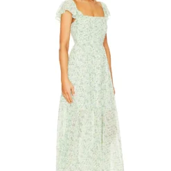 ROBE LUISA Green Multi Floral -Pas Cher Tendricia Magasin ASTR WD411 V2