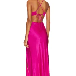 ROBE NORELLE Fuchsia -Pas Cher Tendricia Magasin ASTR WD439 V3