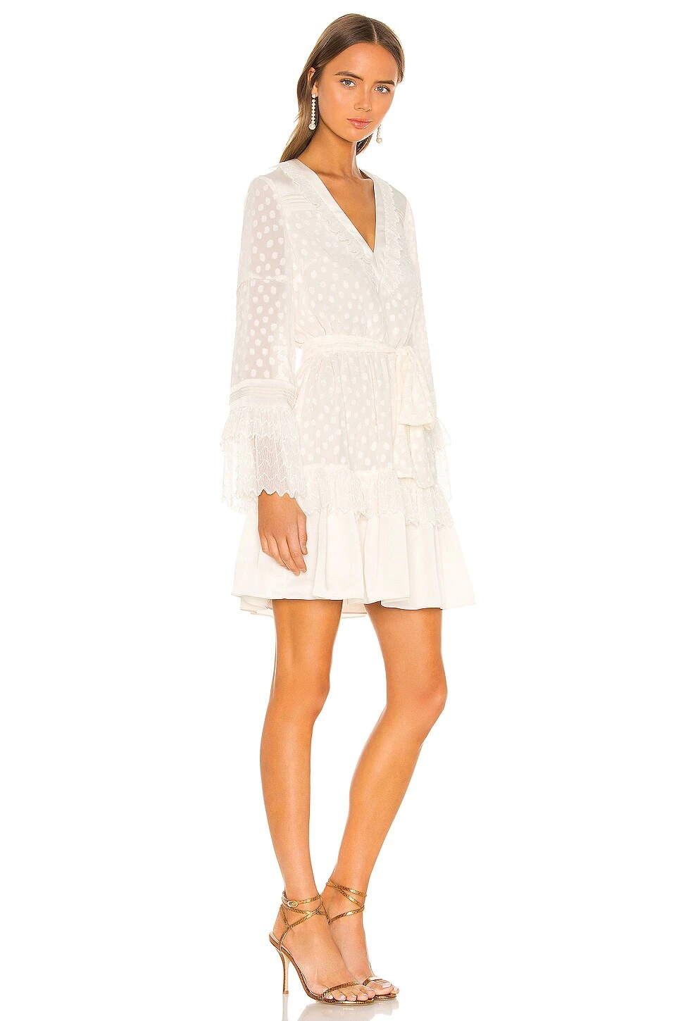 ROBE COURTE KATERINA Cream 4 ROBE COURTE KATERINA Cream – Image 2