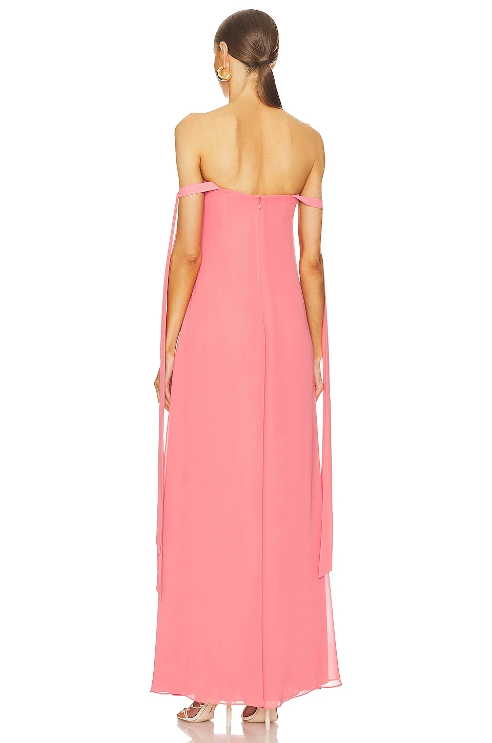 ROBE DE SOIRÉE DALI Coral Pink 5 ROBE DE SOIRÉE DALI Coral Pink – Image 3