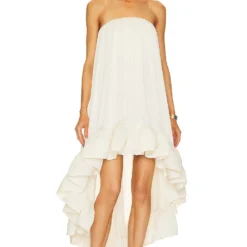 ROBE MI-LONGUE ALFI French Ivory