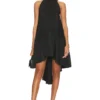 ROBE COURTE WINSTON Black 1 ROBE COURTE WINSTON Black -Pas Cher Tendricia Magasin AZER WD22 V1