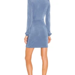 Bardot ROBE COURTE GATHERED SLINKY Blue Bird 7 Bardot ROBE COURTE GATHERED SLINKY Blue Bird -Pas Cher Tendricia Magasin BARD WD433 V3