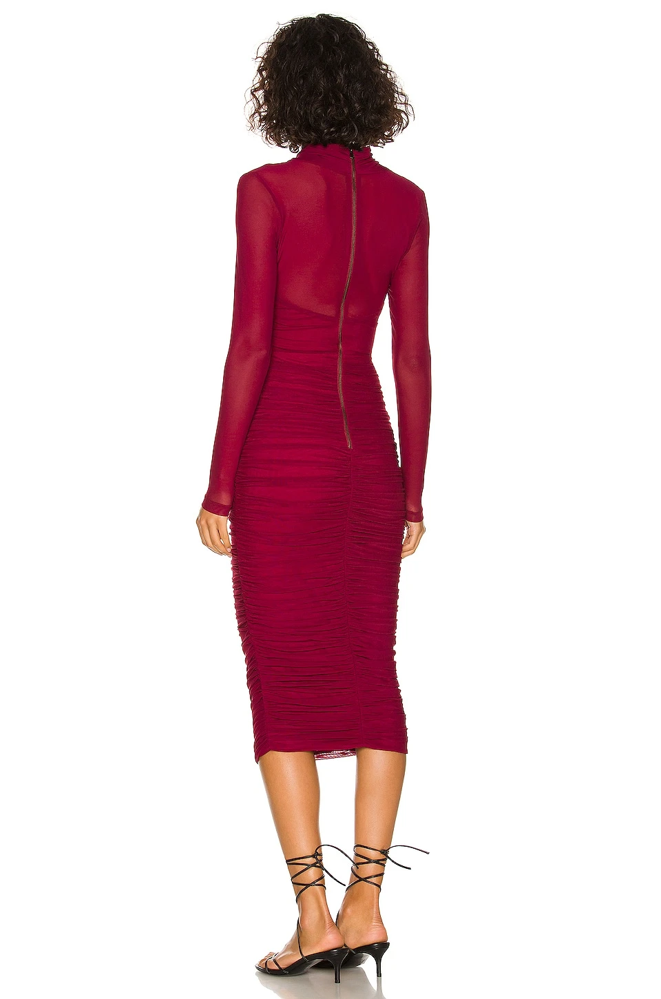 Bardot ROBE ALIYAH Burgundy 5 Bardot ROBE ALIYAH Burgundy – Image 3